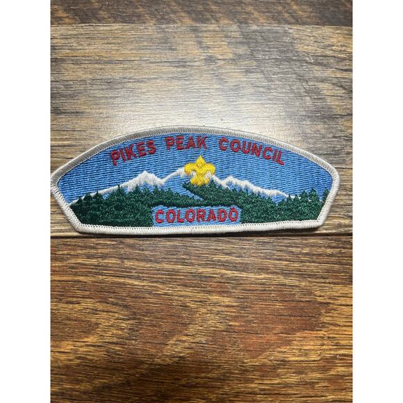 Vintage Estate Boy Scout Pikes Peak Council Colorado Patch - Picture 1 of 2